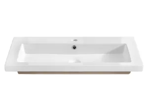 Comad Keramické zapustené umývadlo Spirit 100 cm biele