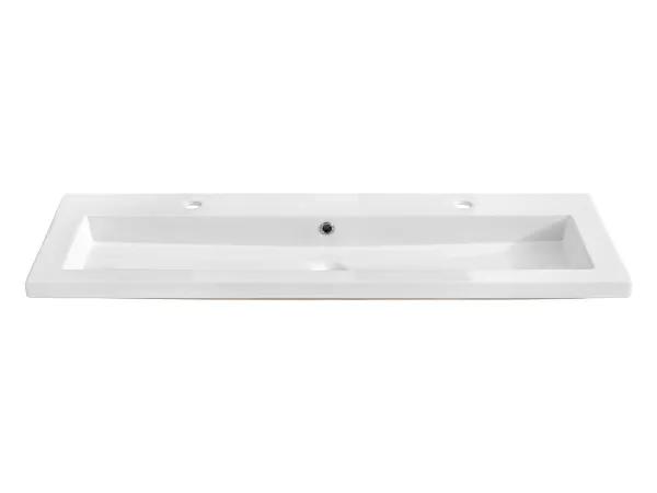 Comad Zápustné umyvadlo Spirit UM-8070 120 cm lesklé bílé
