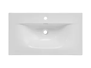 Comad Keramické zápustné umyvadlo Sky 81 cm bílé