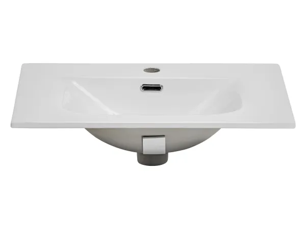 Comad Keramické zápustné umyvadlo Sky 81 cm bílé