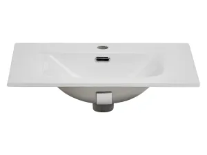 Comad Keramické zápustné umyvadlo Sky 81 cm bílé