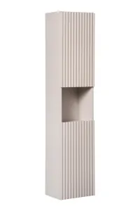 Comad Kúpeľňová zostava Nova Cashmere II so skrinkami a doskou 100 cm kašmírová
