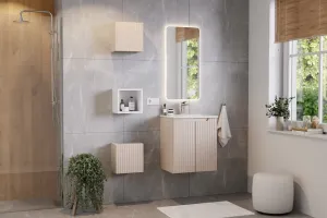 Comad Keramické umývadlo na zapustenie SKY 3 80 cm matné biele