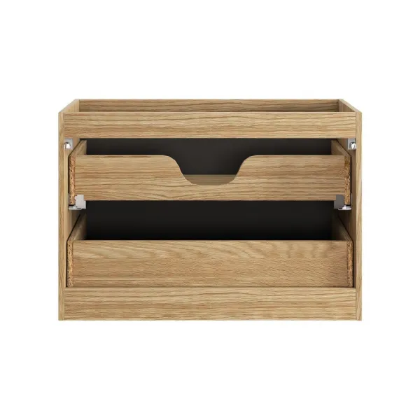 Comad Závesná skrinka Ocean s umývadlom 120 cm čierna/dub olejovaný