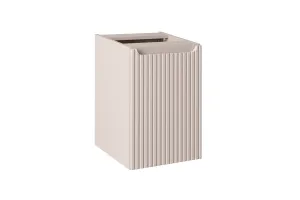 Comad Závesná skrinka pod umývadlo Nova Cashmere s doskou a košom na bielizeň 100 cm kašmírová/dub casella