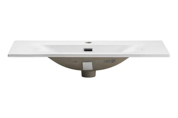 Comad Keramické umývadlo na zapustenie SKY 3 80 cm matné biele