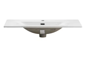 Comad Keramické umývadlo na zapustenie SKY 3 80 cm matné biele