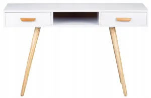 MODERNHOME Písací stôl Viola biely