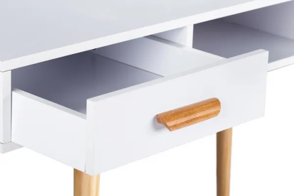 MODERNHOME Písací stôl Viola biely
