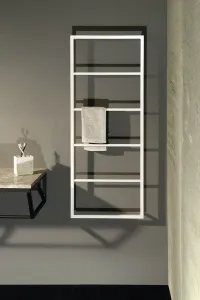 SKA Nástenný sušiak uterákov, 450 mm, biela mat SKA511