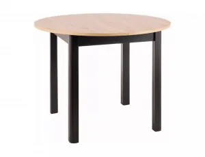 Signal Rozkládací jídelní stůl Dante 102/144 cm dub artisan/černý