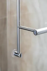 Závesný držiak uterákov na sprchovú zástenu 600x730x125mm, chróm 1301-09