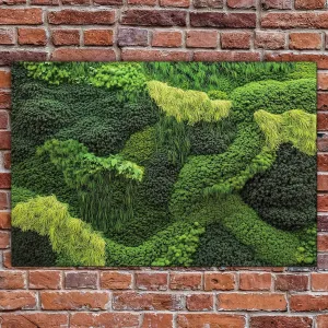 Drevený obrazu machu - Cesta prírody