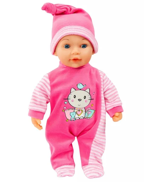 Weltbild Panenka Tears se zvuky, 38 cm, růžová