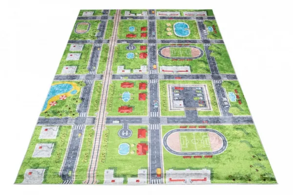DetskýkoberecsmotívomzelenéhomestečkaŠírka:80cm|Dĺžka:150cm56500_115677