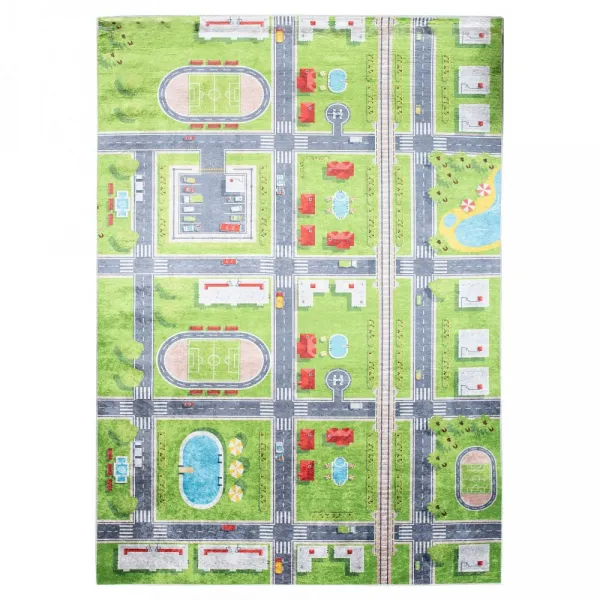 DetskýkoberecsmotívomzelenéhomestečkaŠírka:80cm|Dĺžka:150cm56500_115677