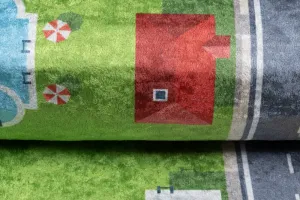 DetskýkoberecsmotívomzelenéhomestečkaŠírka:80cm|Dĺžka:150cm56500_115677