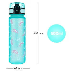 Tritanová fľaša na nápoje Dúha, 500 ml