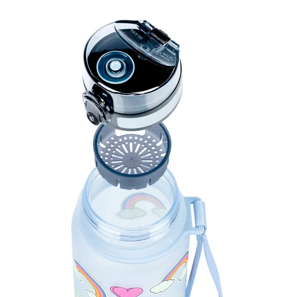 Tritanová fľaša na nápoje Hippie, 500 ml