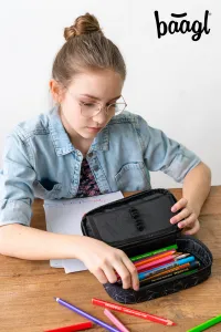 Školský peračník etui Wednesday Nevermore