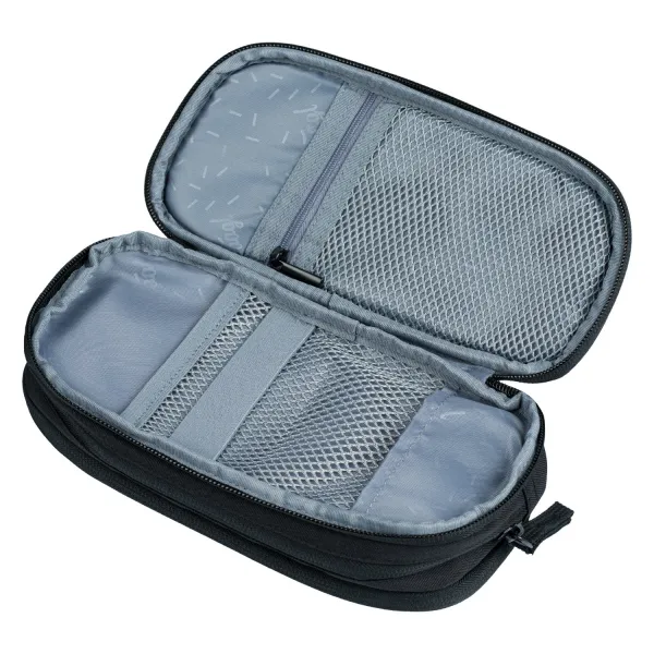 Študentský peračník etui Black
