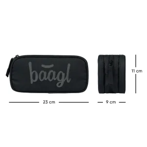 Študentský peračník etui Black
