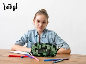 BAAGL - Študentský peračník etui Green