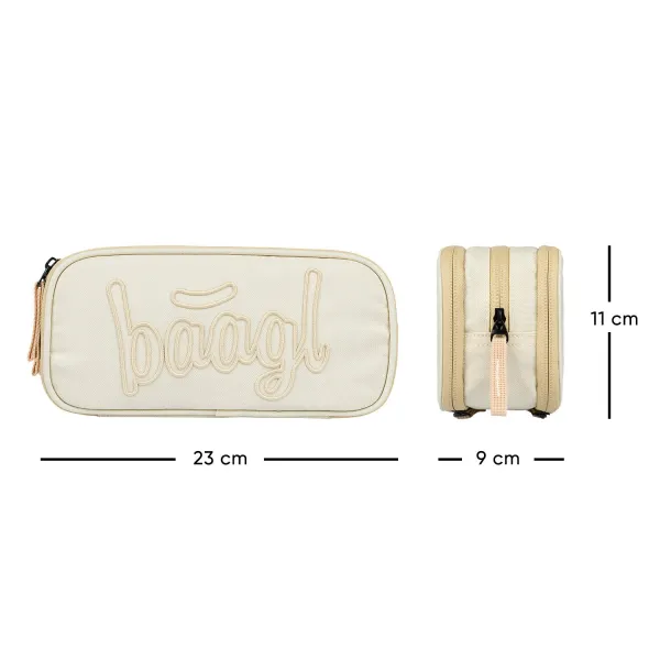 Študentský peračník etui Beige