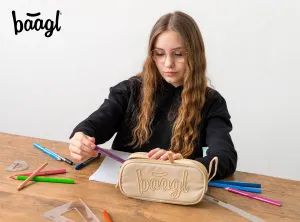 Študentský peračník etui Beige