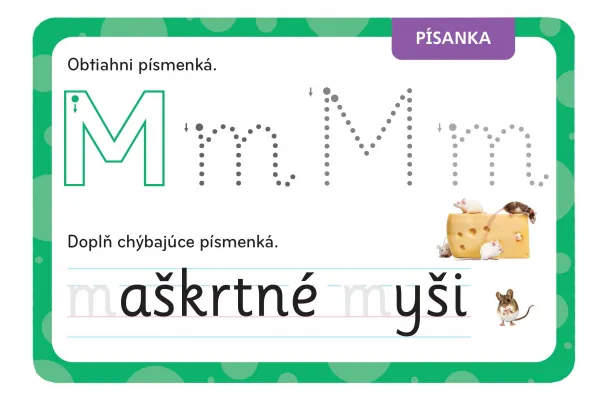 Kúzelný tablet & stierateľné karty – Prvé PÍSANIE