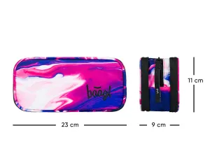 Študentský peračník etui Plum