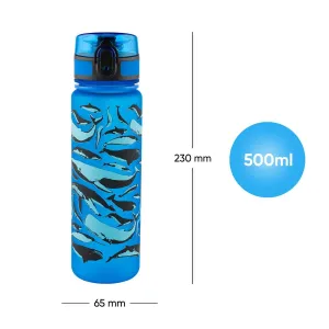 Tritanová fľaša na nápoje Veľryby, 500 ml