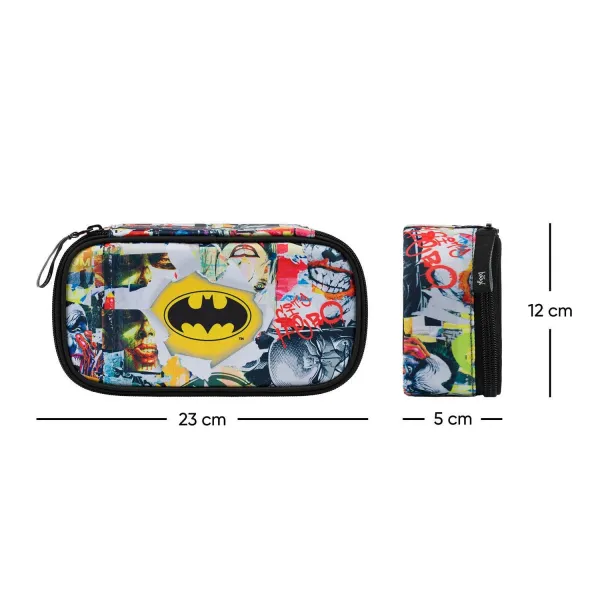 Školský peračník etui Skate Batman Komiks