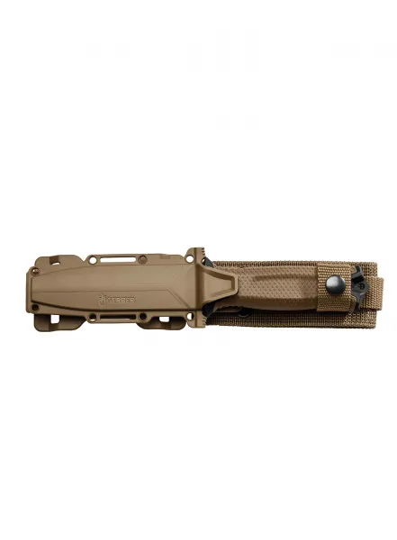 FISKARS Strongarm Fixed, hladké ostrie - Coyote