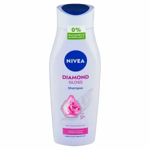Nivea Diamond Gloss ošetrujúci šampón pre unavené vlasy bez lesku 400 ml
