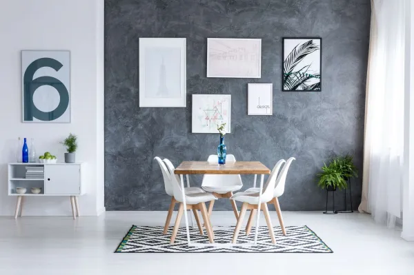 Moderná stolička Nantes DSW biela