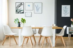Moderná stolička Nantes DSW biela