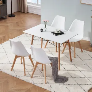 Moderná stolička Nantes DSW biela