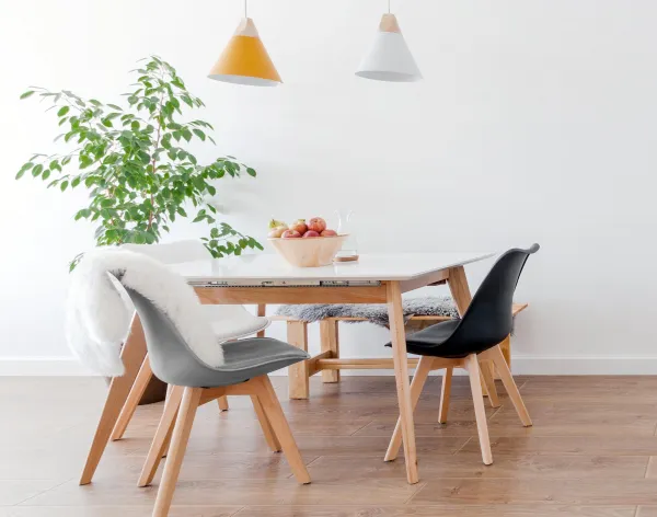 Moderná stolička Nantes DSW sivá