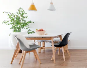 Moderná stolička Nantes DSW sivá