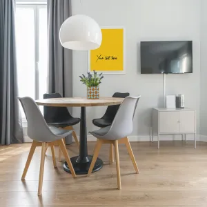 Moderná stolička Nantes DSW sivá