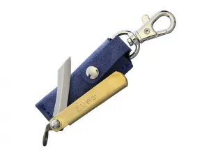 Nôž Higonokami Very Small SK5 Warikomi Brass