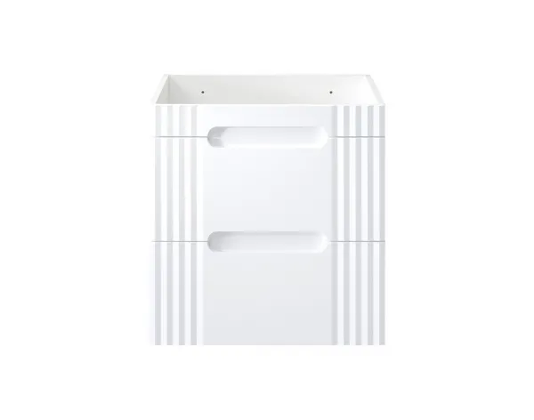 Comad Koupelnová skříňka Fiji Lava se zápustným umyvadlem 60 cm bílá/dub coast evoke