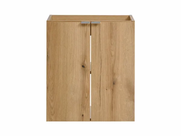 Comad Závesná skrinka pod umývadlo Nova Oak s doskou 50 cm dub evoke/čierna