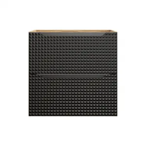 Comad Kúpeľňová zostava Luxor Black Cloud so skrinkami a umývadlom 120 cm čierna/dub olejovaný