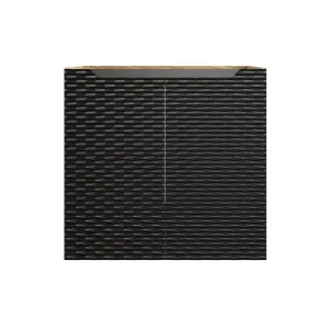 Comad Závesná skrinka pod umývadlo Ocean I s doskou 60 cm čierna/dub olejovaný