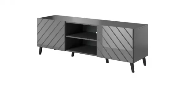 TV stolík ABETO Halmar Grafit