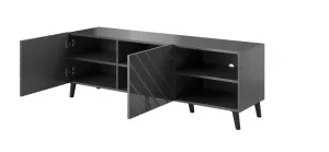 TV stolík ABETO Halmar Grafit
