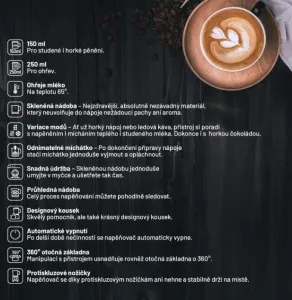 Lauben Napeňovač mlieka 600BG