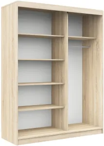 Ak furniture Šatní skříň CLP Mono 150 cm dub sonoma